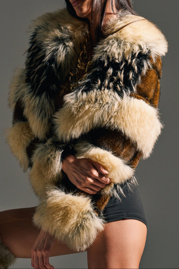Faux Fur Coat