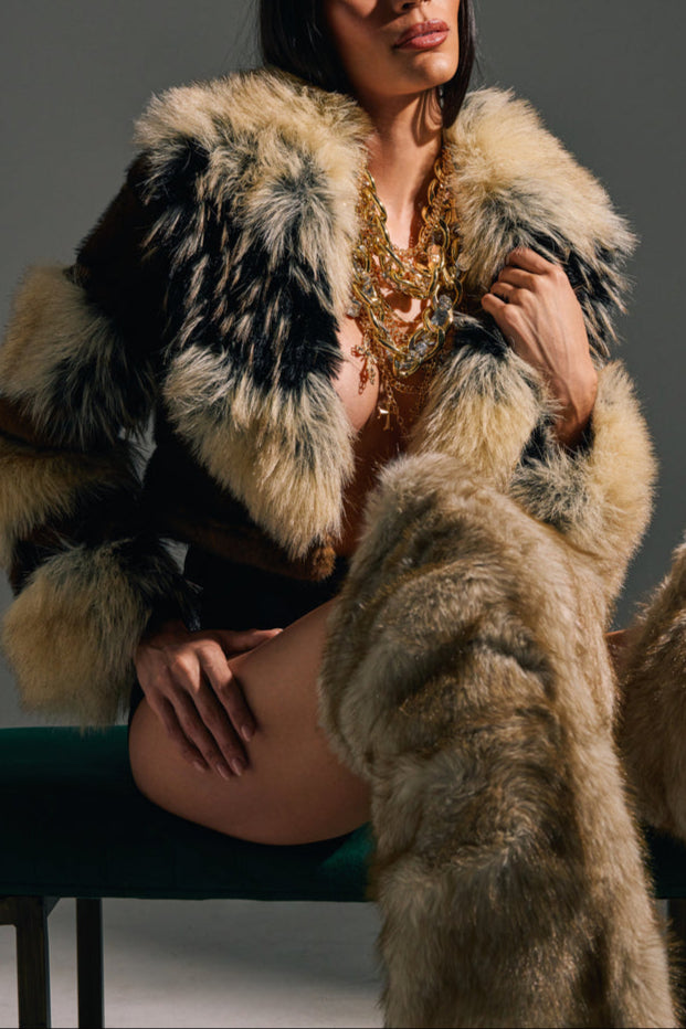 Faux Fur Coat