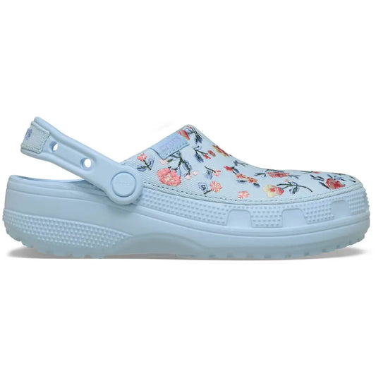 Adult Classic Crafted Floral Clogs