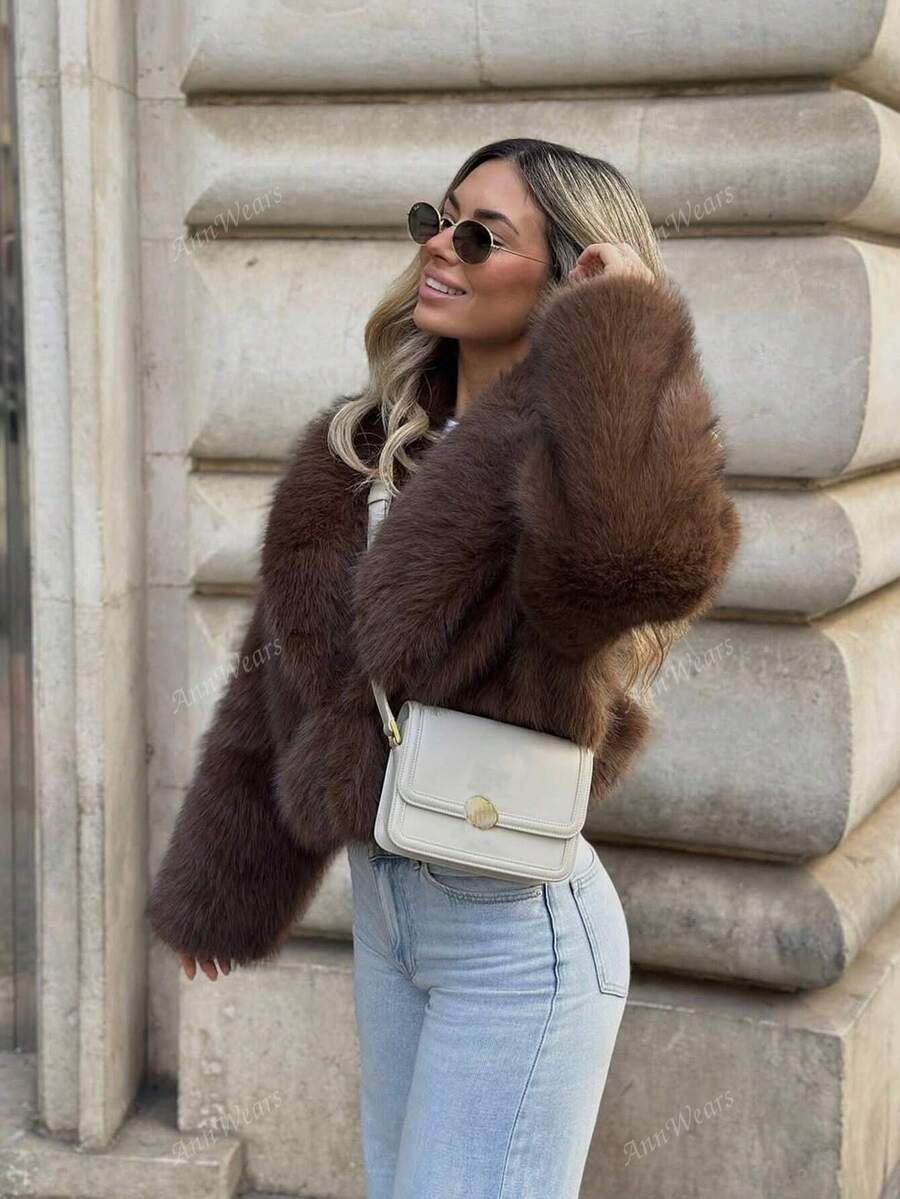 FAUX FUR SHORT COAT