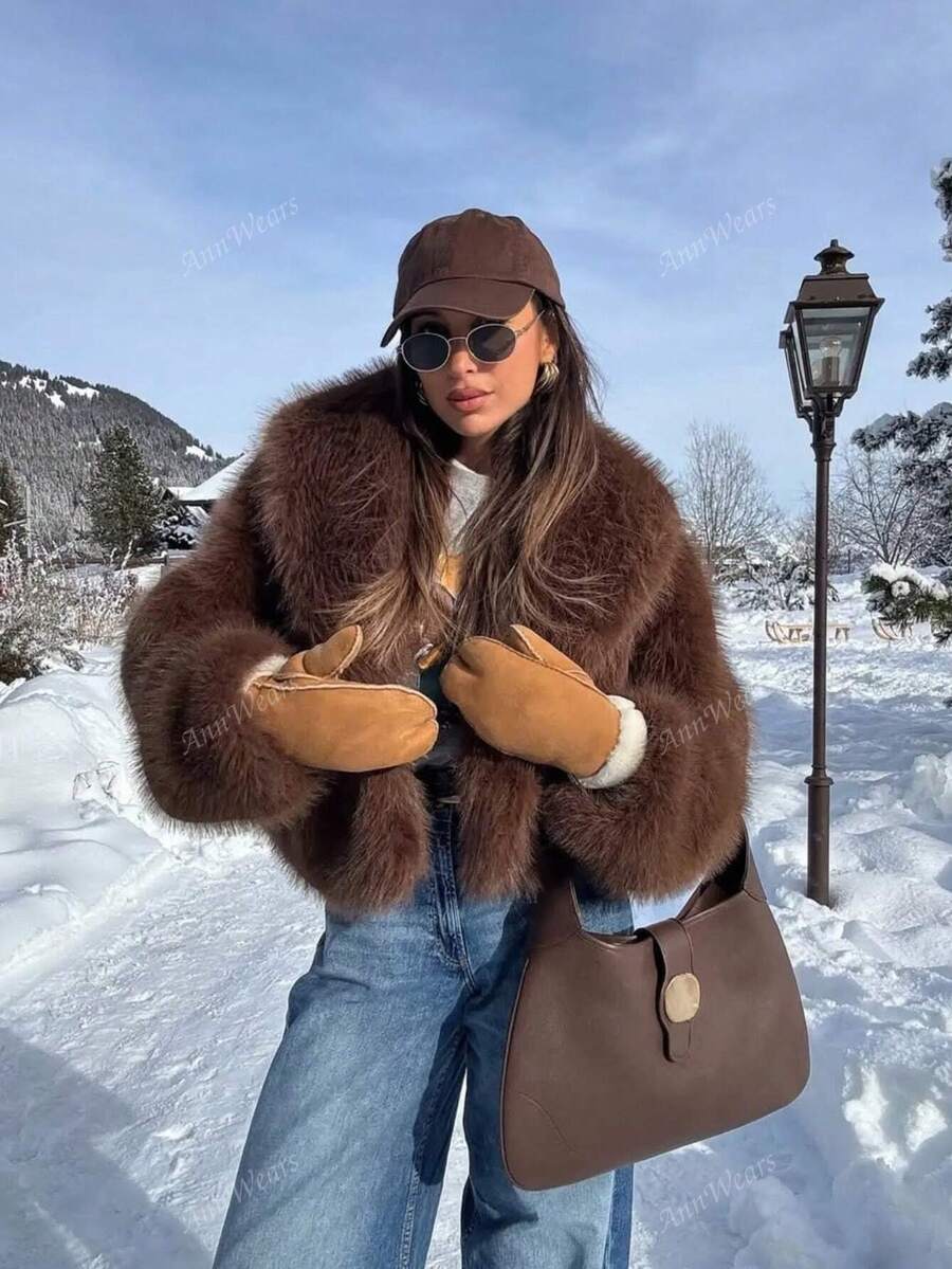 FAUX FUR SHORT COAT