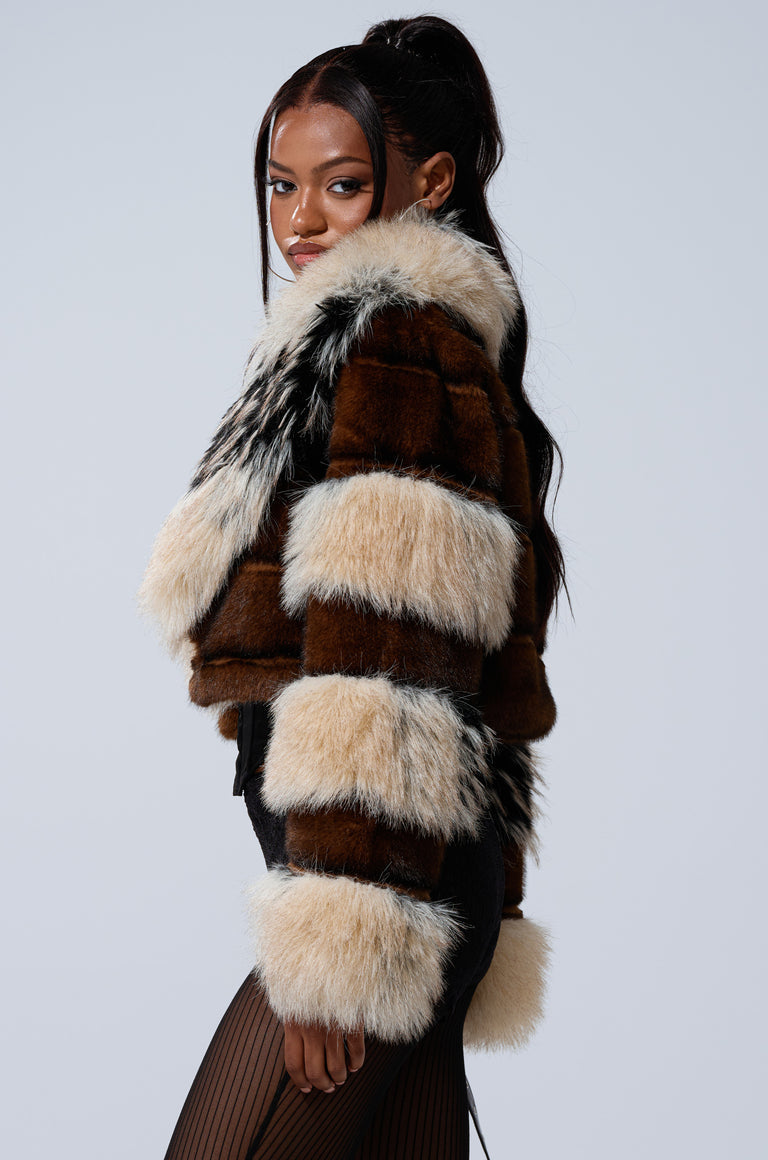 Faux Fur Coat