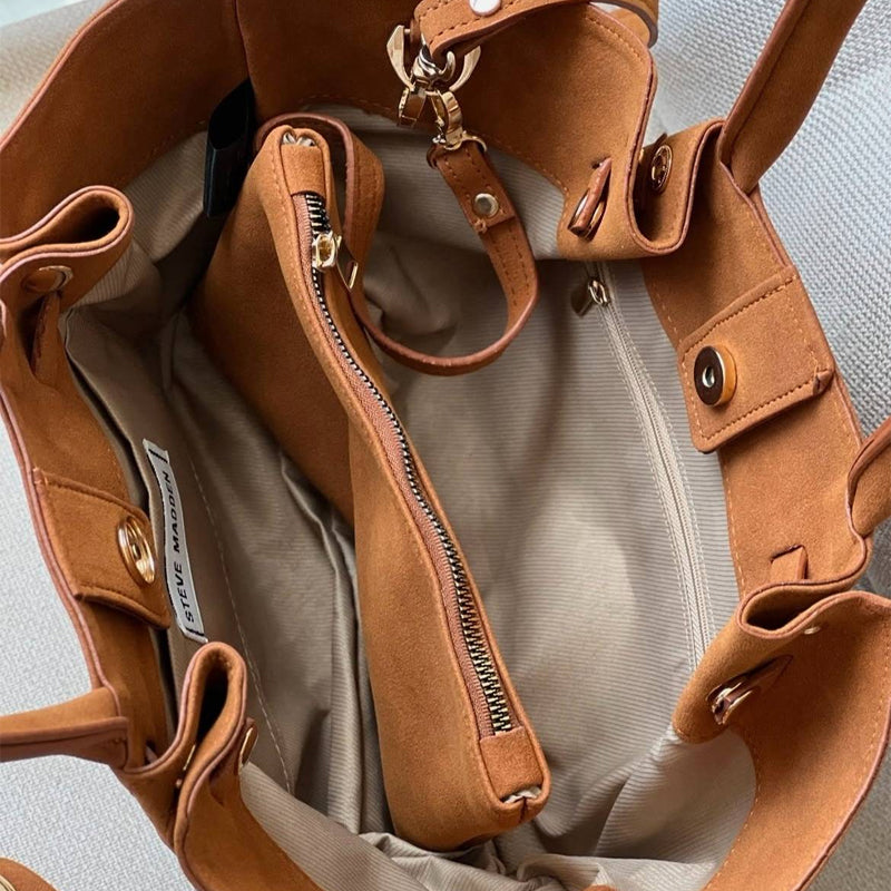 Matte Large Capacity Handbag Shoulder Bag