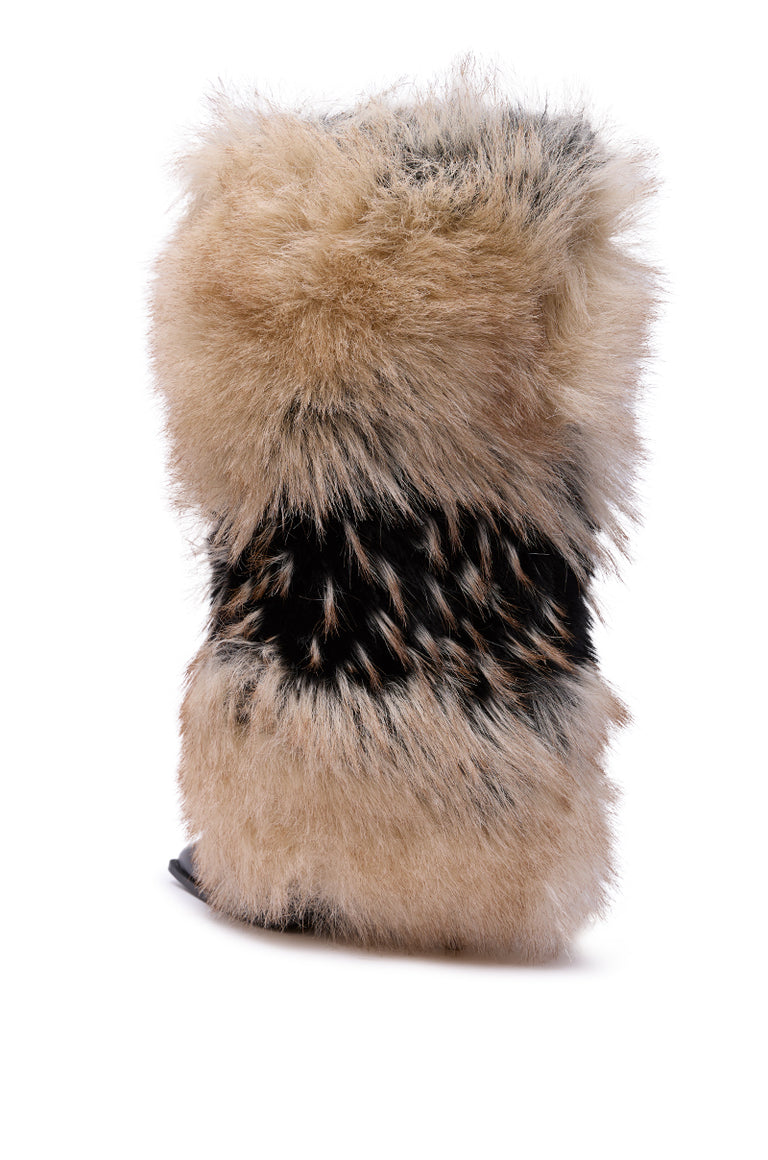 MULTI FUR STILETTO BOOT
