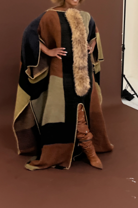 Empress Fur Kimono/Poncho