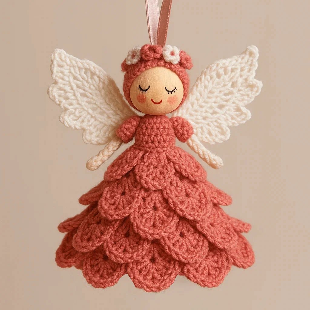 🧚Christmas Angel✨ Hot Sale 70%OFF!!⚡50K+ SOLD!🎁DIY Crochet Angel Ornament Kit