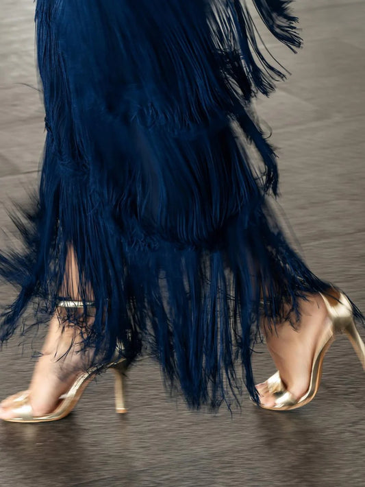 Elegant Charming Tassel Dress