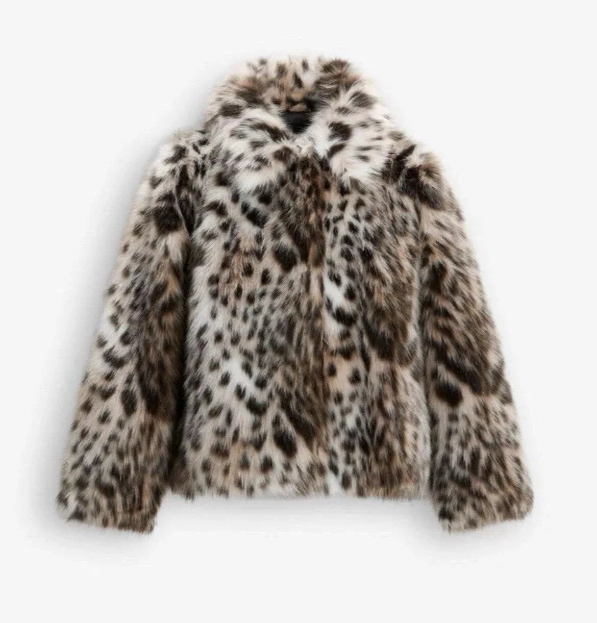 FAUX FUR JACKET LEOPARD