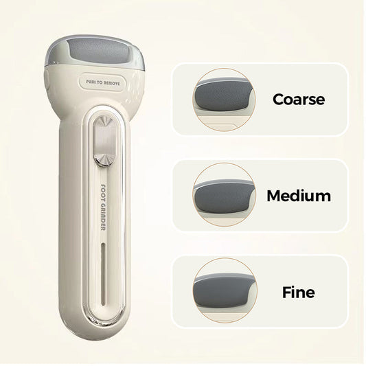 🎁Clearance Sale £9.99!!💥Electric Foot Callus Remover with 3 Frosted Heads