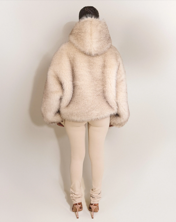 The Blair Hoodie In Cream