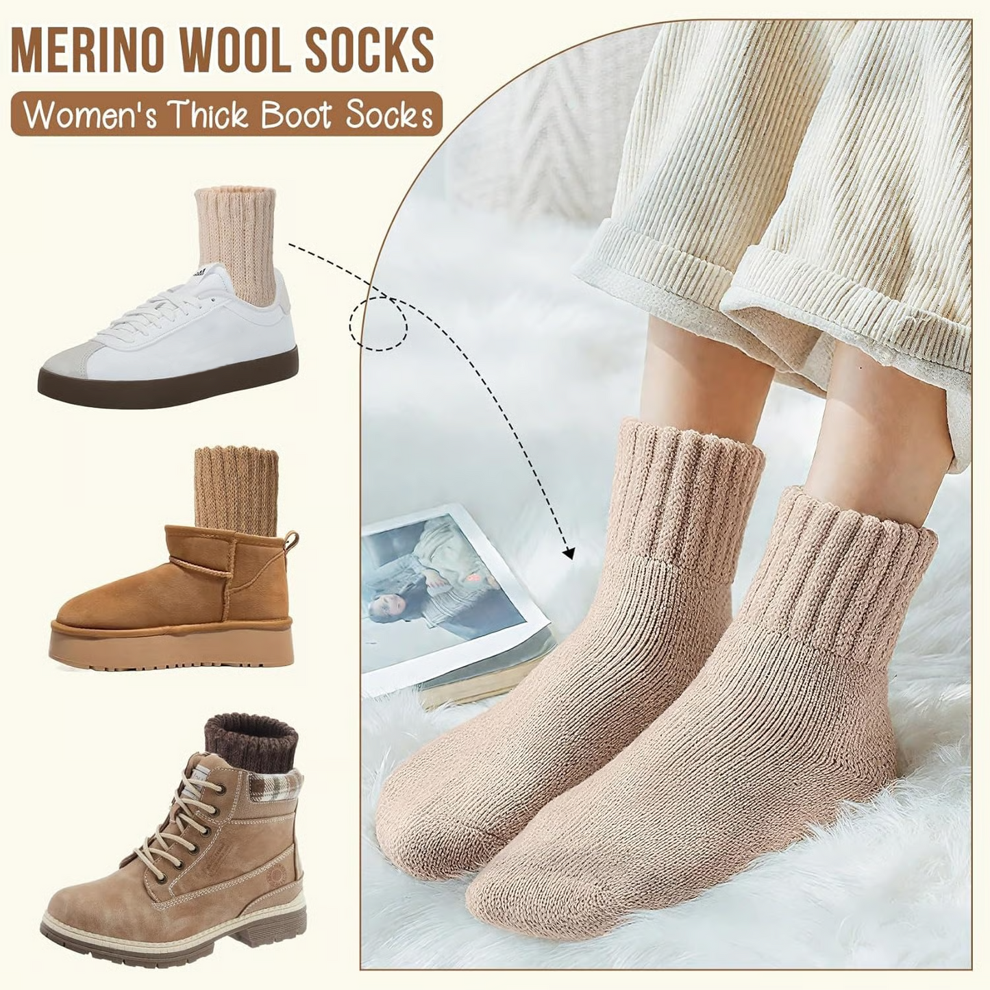 🔥❄️Hot Sale-Buy 1 Get 5 Packs✨❄️5 Pairs Women's Solid Mid-calf Socks