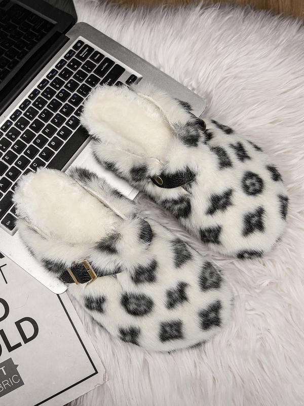 Women And Men's High Quality Faux Fur Slippers