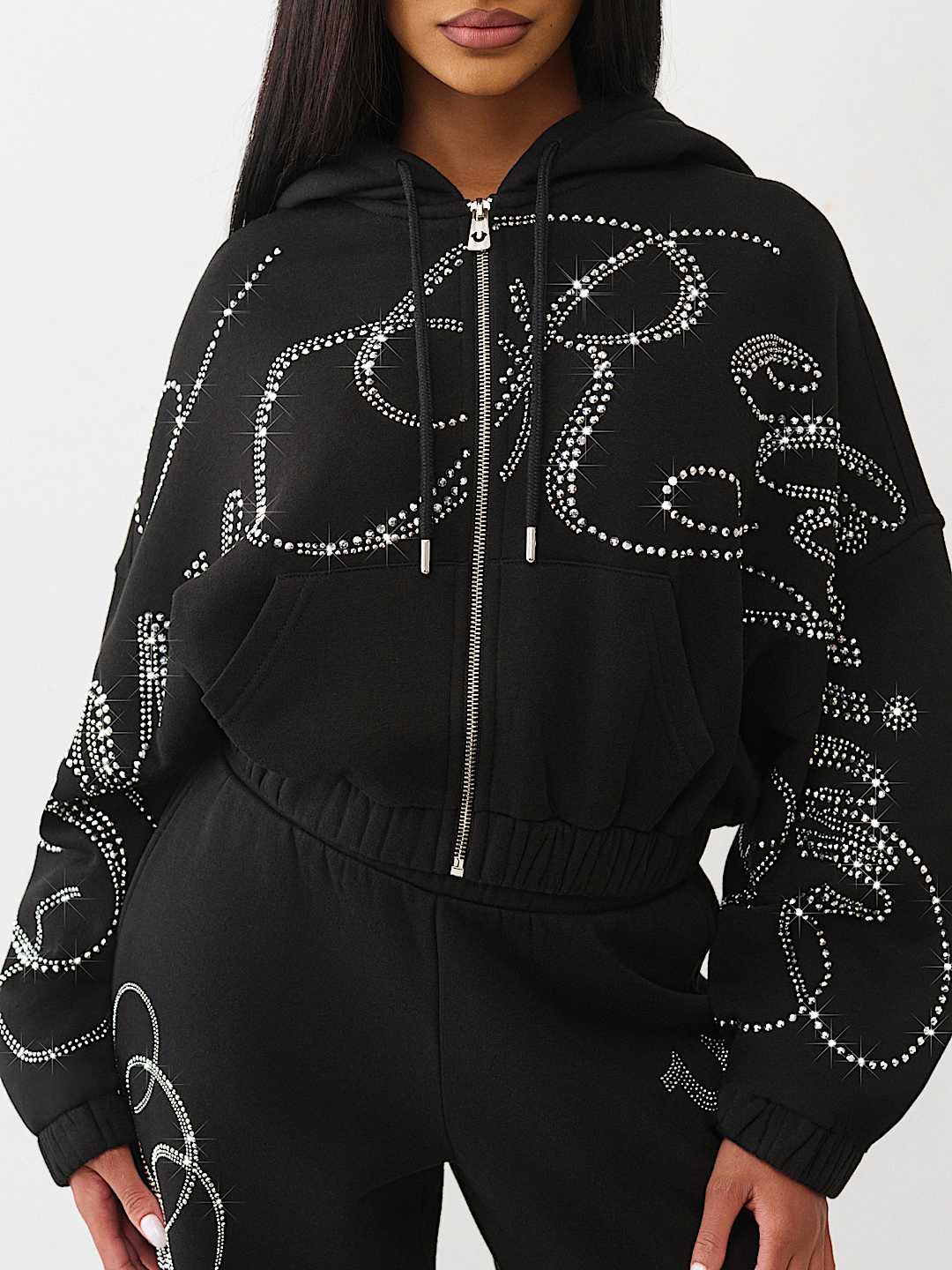 Crystal Zip Hoodie