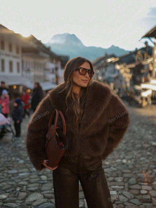 FAUX FUR SHORT COAT