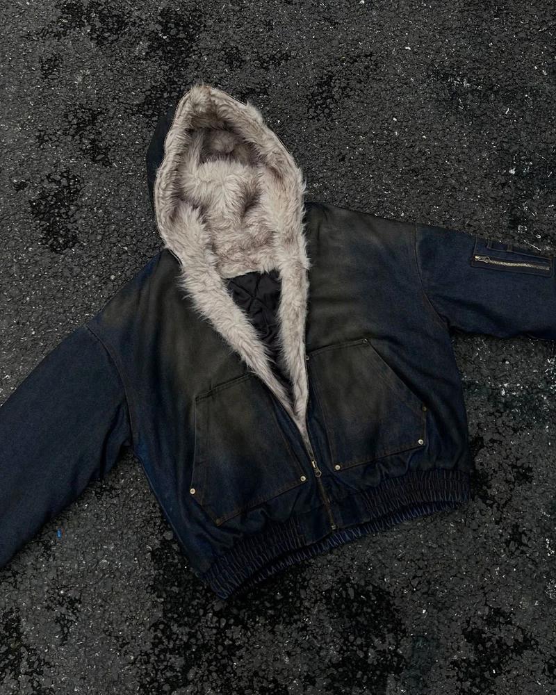 Fashion Boxy Short Flight Jacket