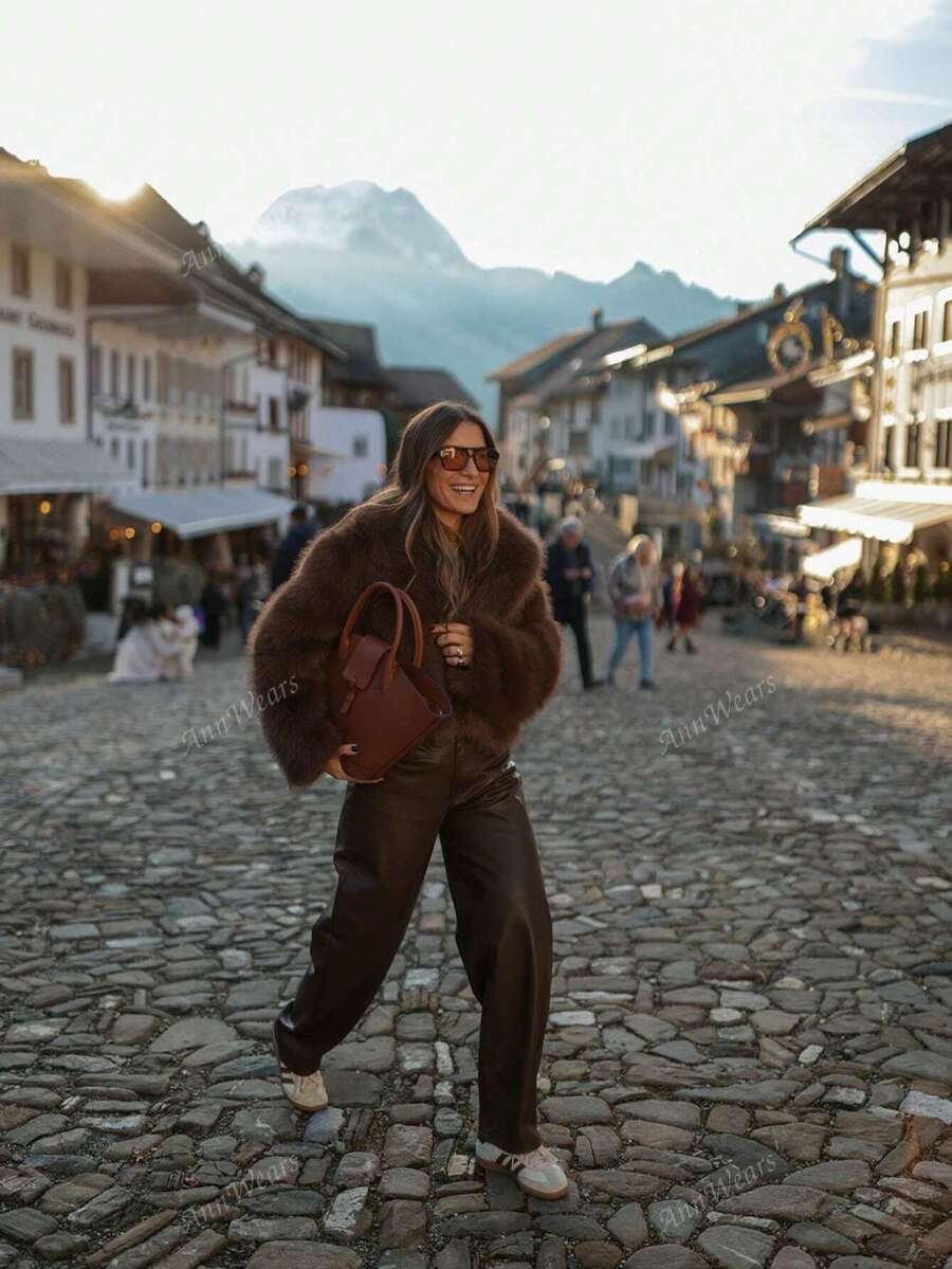 FAUX FUR SHORT COAT