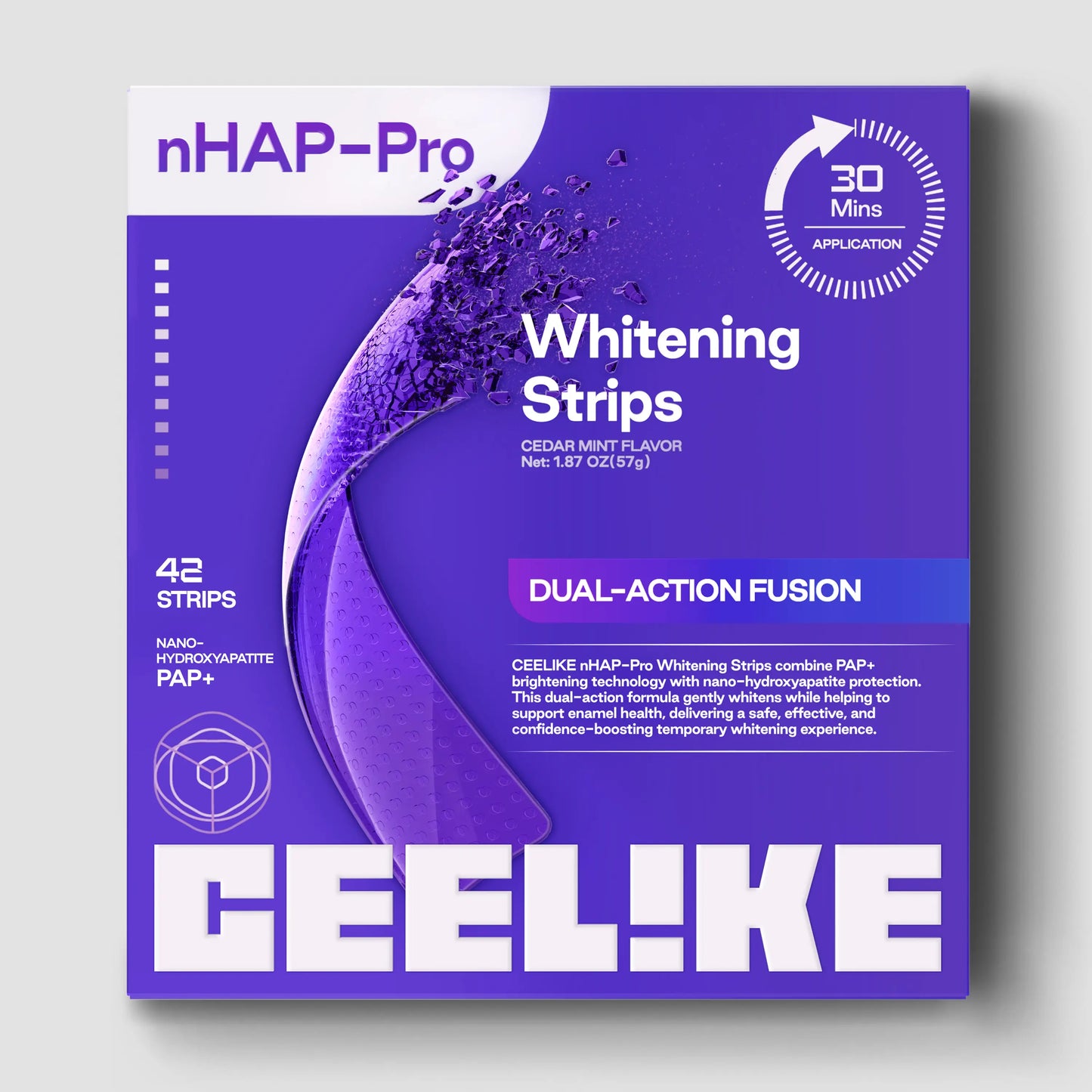 Purple Teeth Whitening Strips