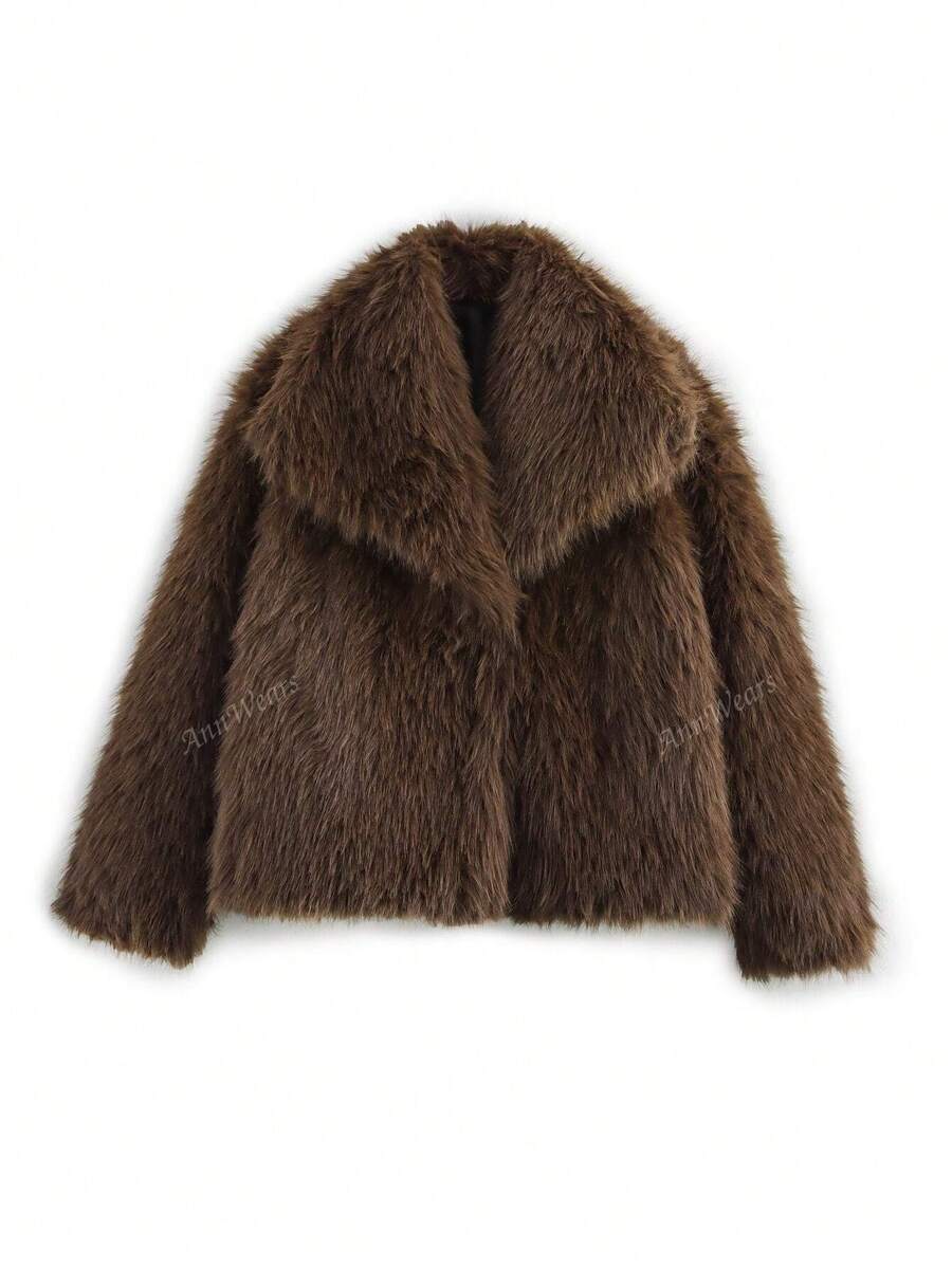 FAUX FUR SHORT COAT