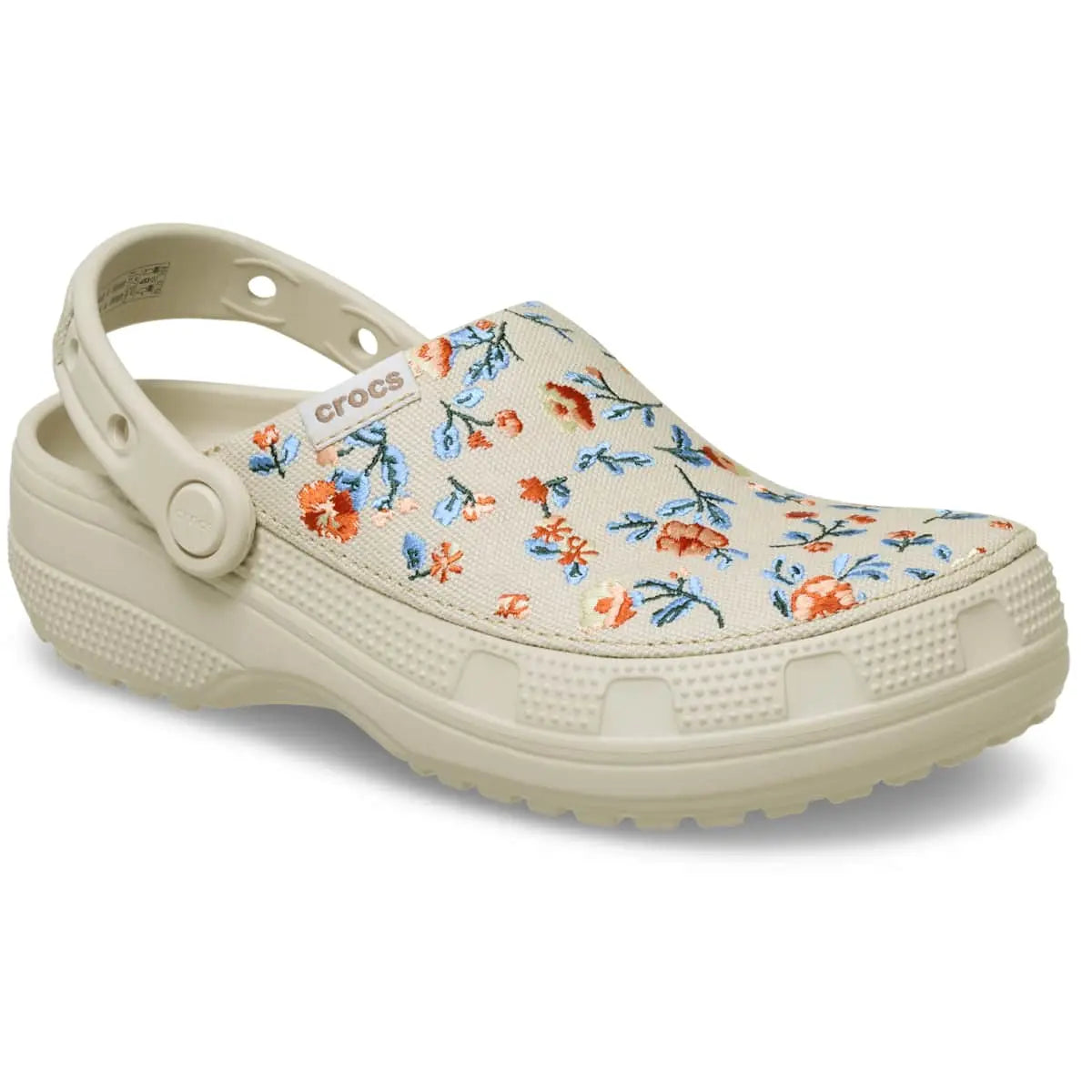 Adult Classic Crafted Floral Clogs