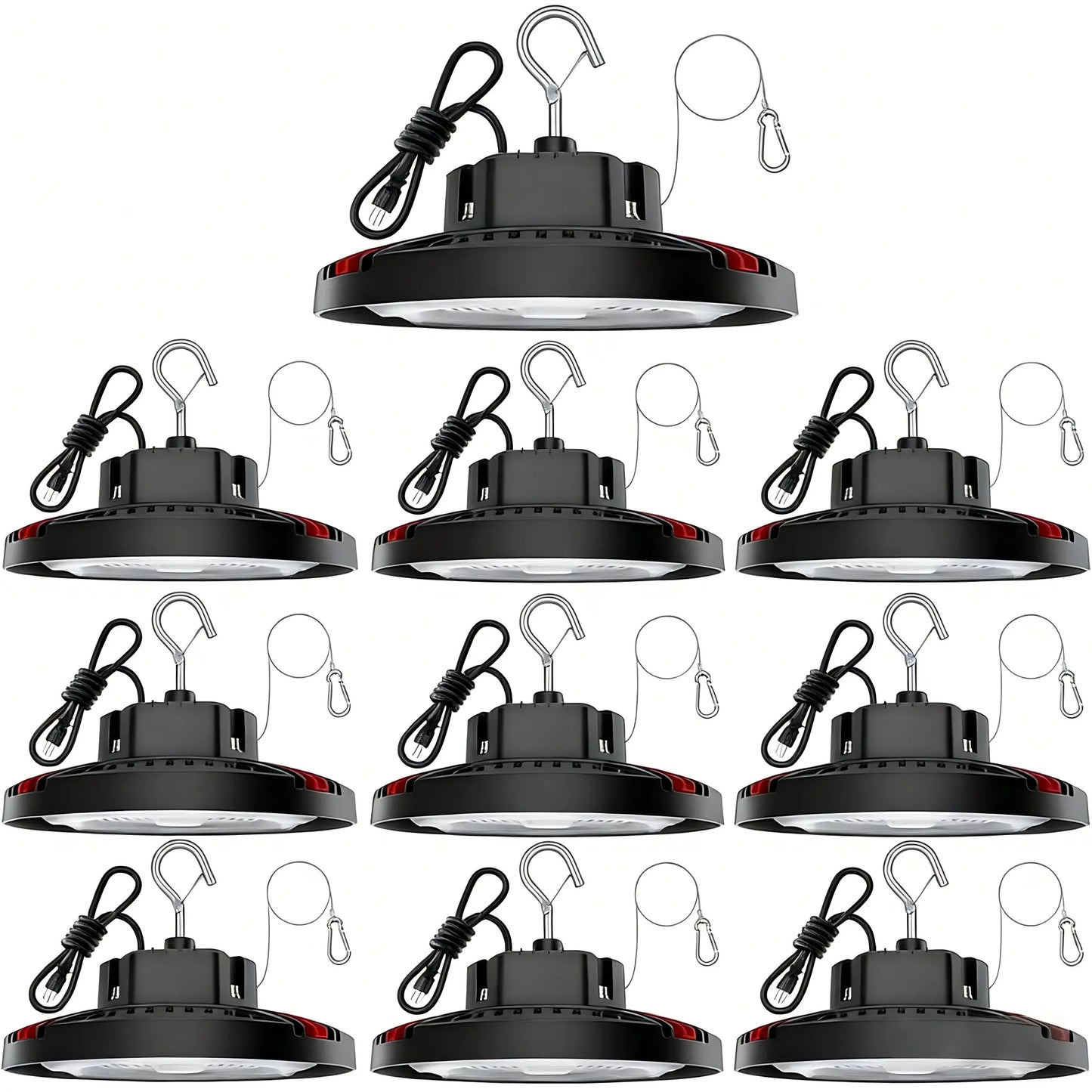 UFO LED High Bay Light, 24000LM Super Bright Shop Lights