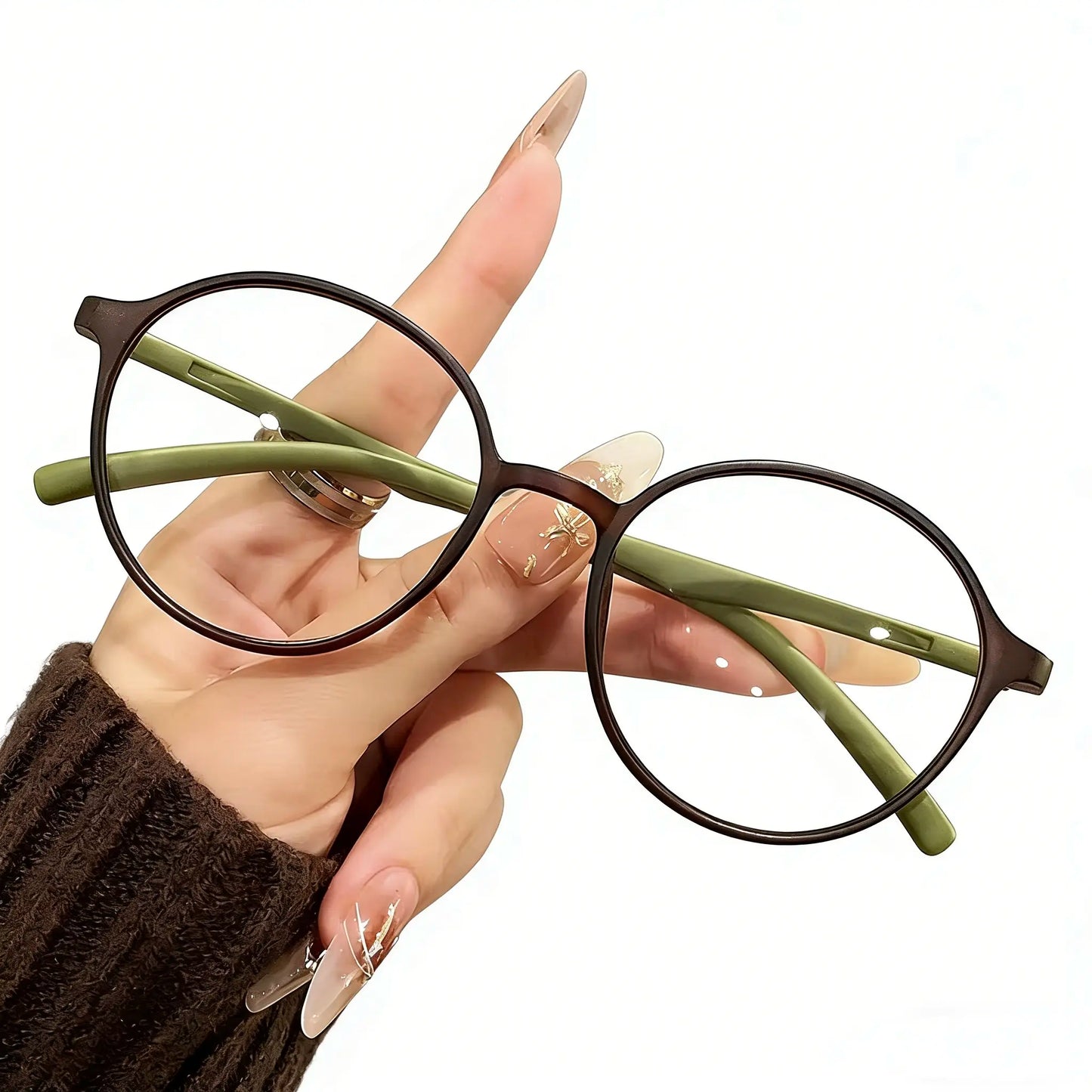 High-Definition Blue Light Blocking Reading Glasses – Vintage Design for Men & Women