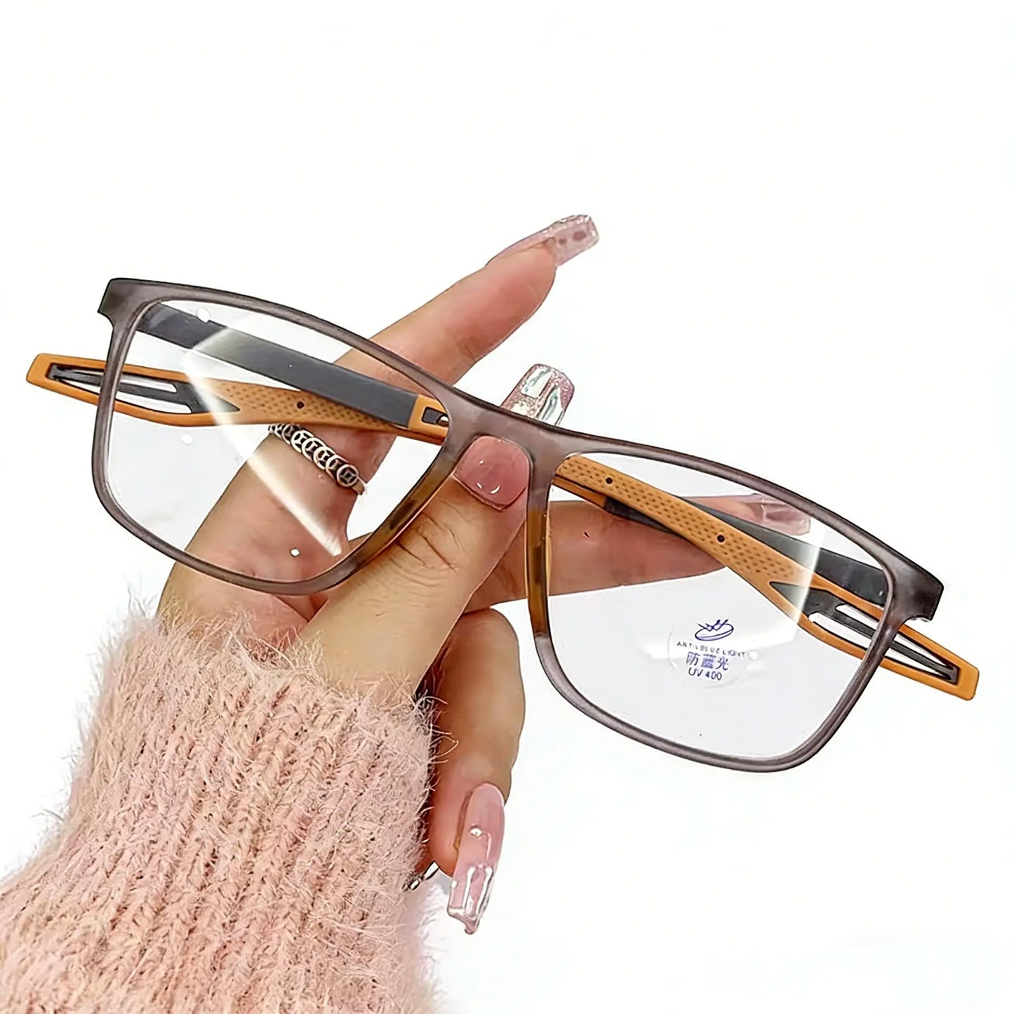 High-Definition Blue Light Blocking Reading Glasses – Vintage Design for Men & Women