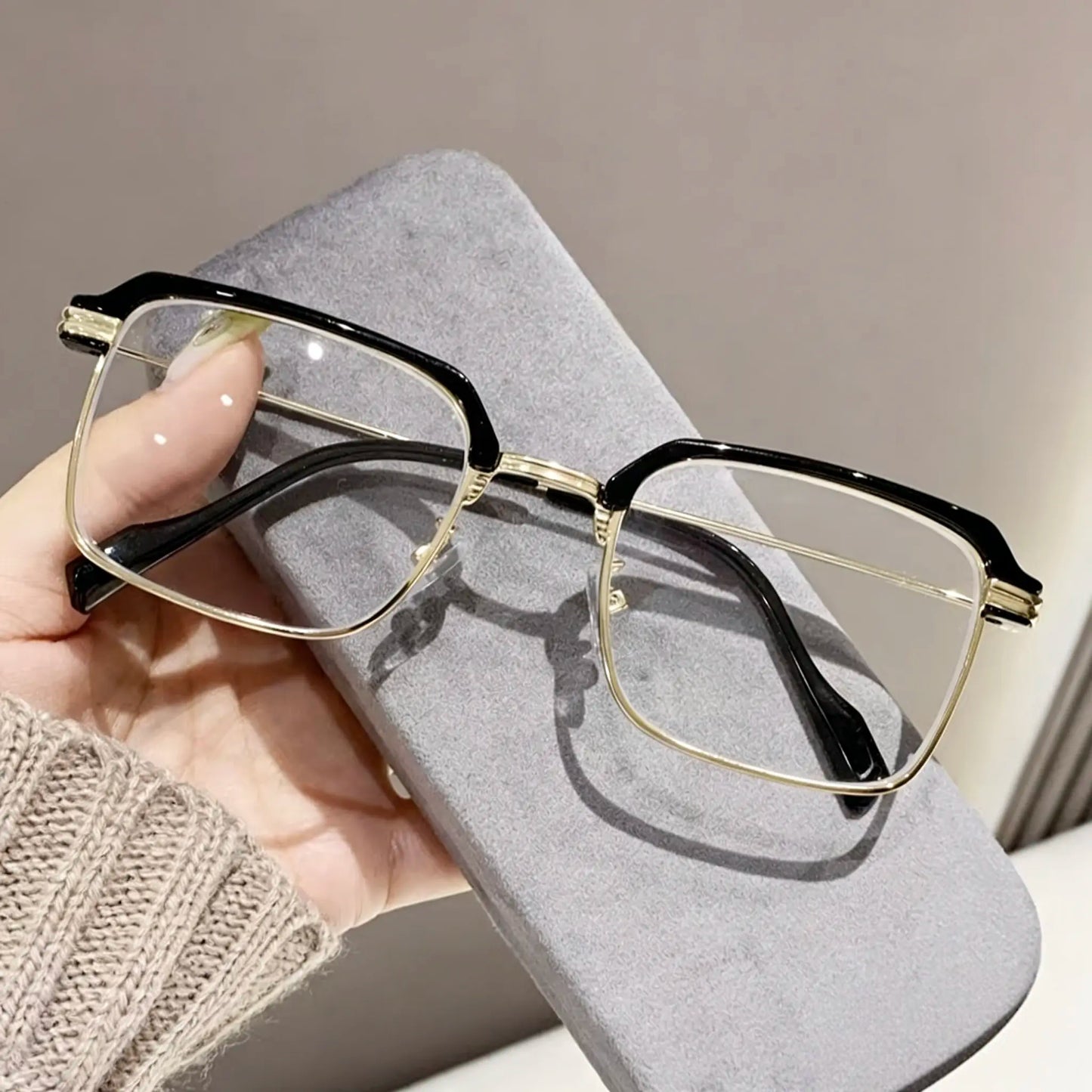 High-Definition Blue Light Blocking Reading Glasses – Vintage Design for Men & Women