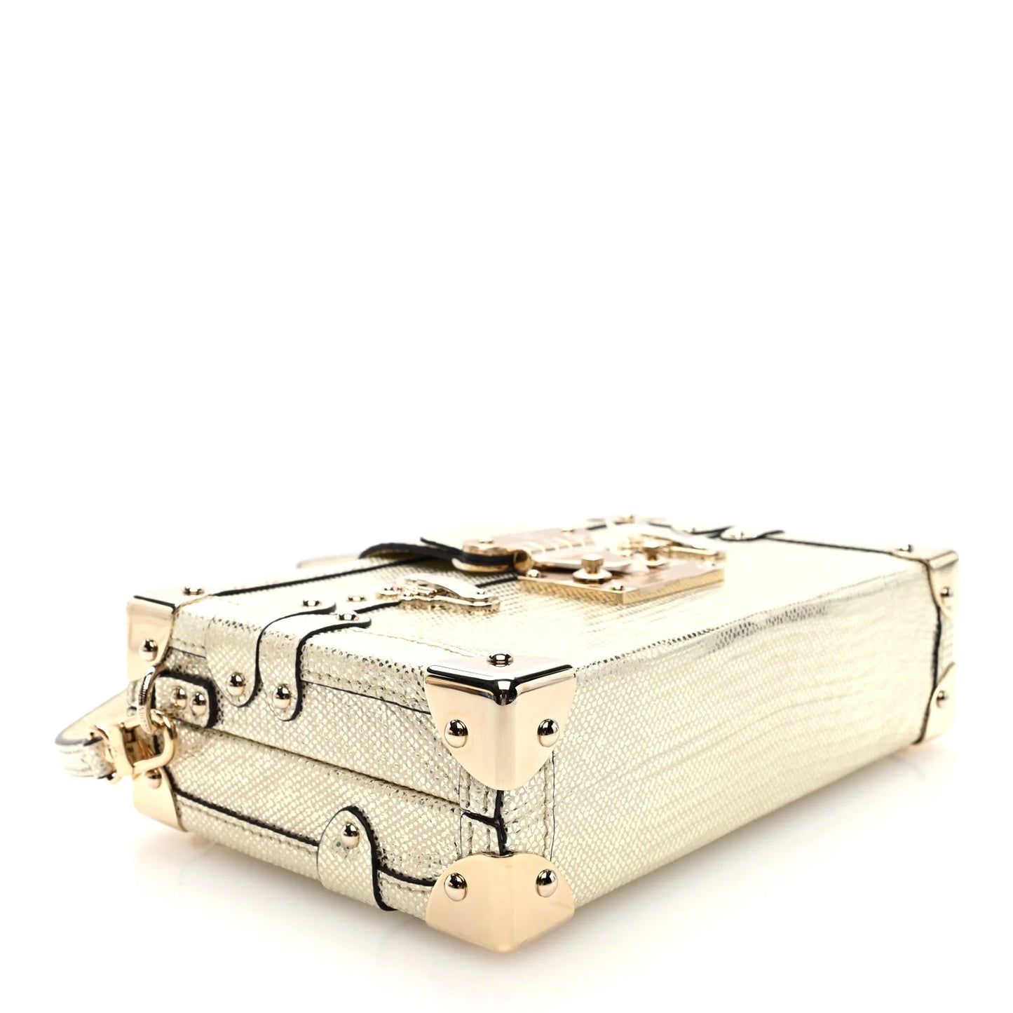 Metallic Epi Leather Malleage Small Malle Bag