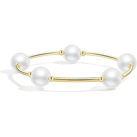 Crystal Pearl Blessing Bracele
