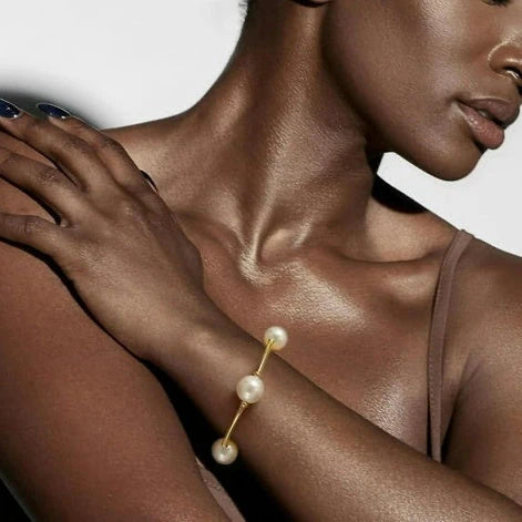 Crystal Pearl Blessing Bracele