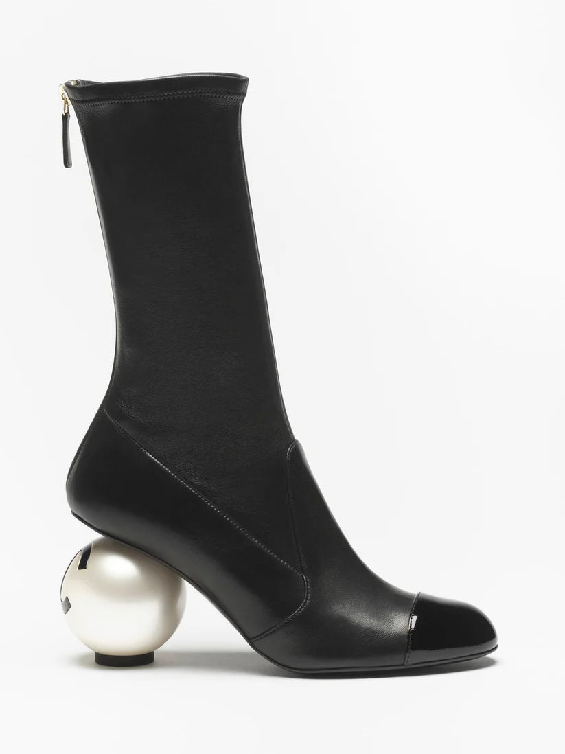 Pearl Heel Boots