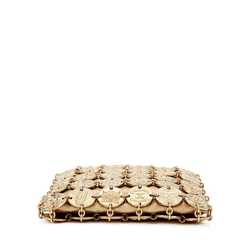 Metier D'Art Gold Medallion Chain Bag