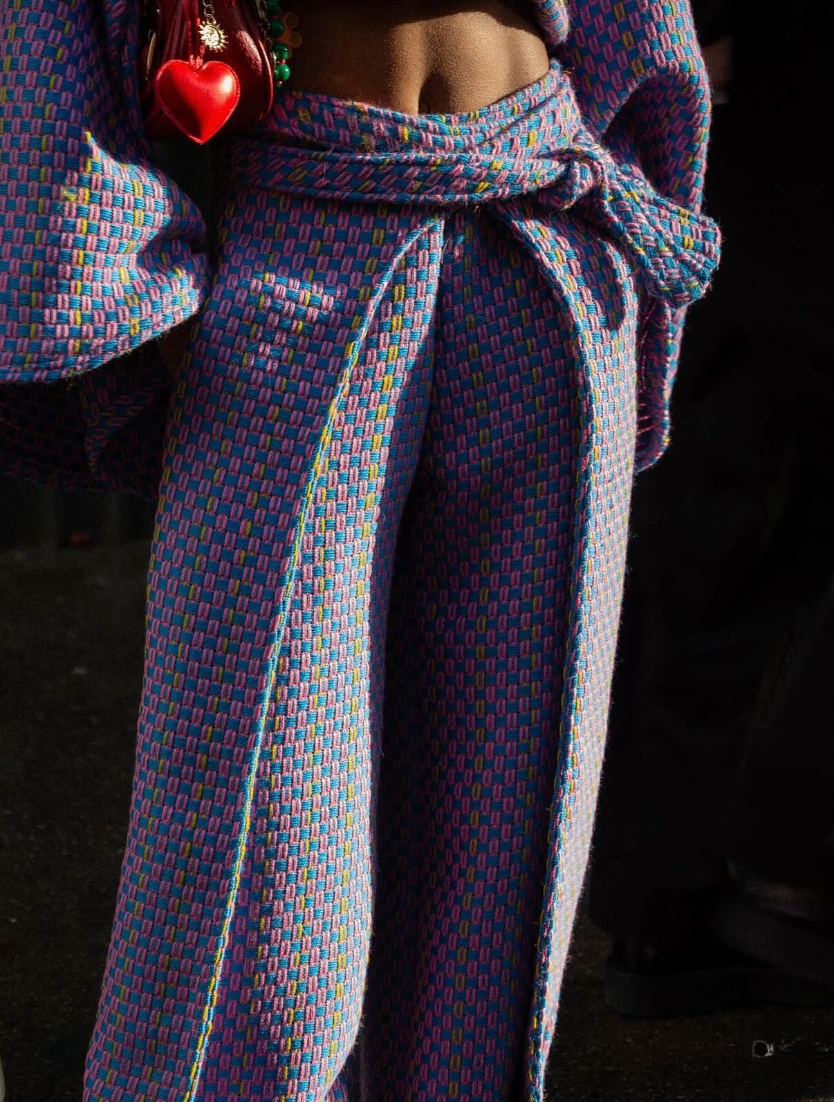 High-Waisted Wide-Leg Maxi Trousers