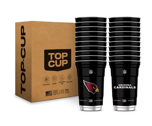 Top Cup NFL 20 oz Reusable Aluminum Cups 20 Count