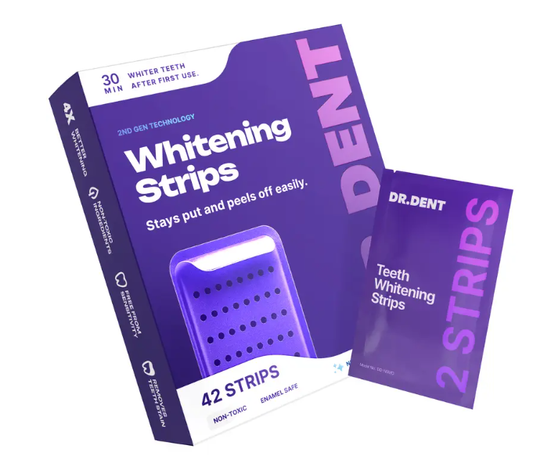 Purple Teeth Whitening Strips