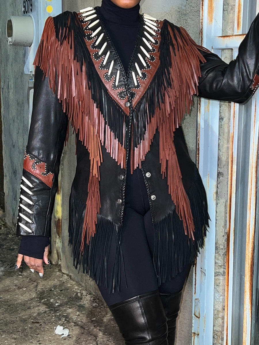 Fringe Long Sleeve Jacket
