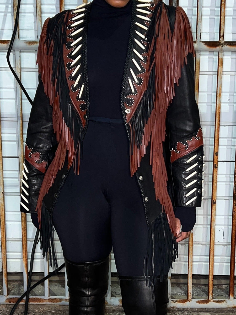 Fringe Long Sleeve Jacket