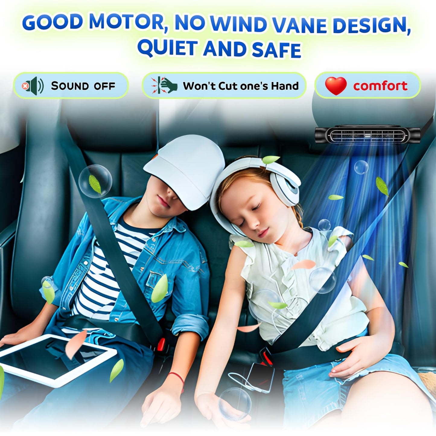 ⏳ Limited Time Deal 49% OFF🔥🔥 - Car Seat Cooling Fan❄️