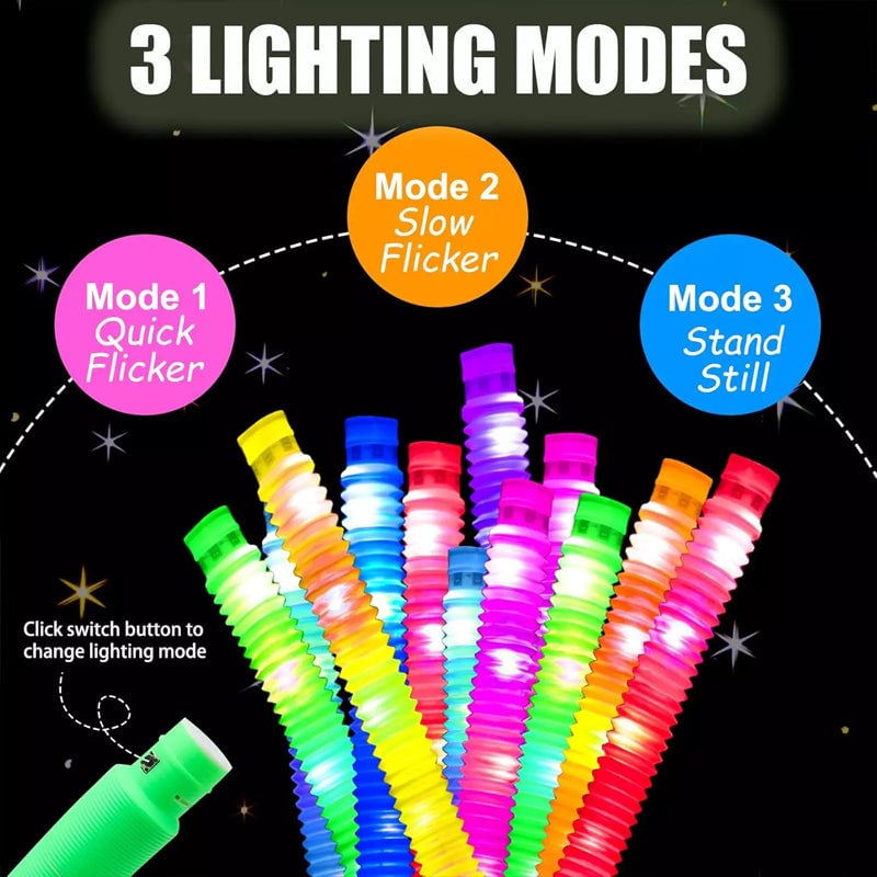 🎅Christmas Gift idea 49%OFF -🎁LED Glowing Stretch Tubes