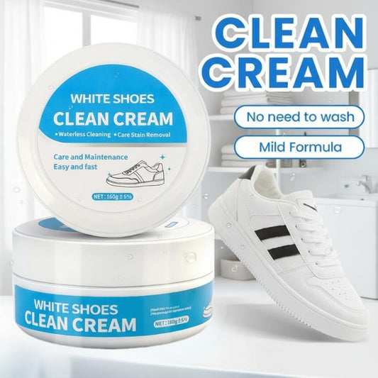 🔥BUY 1 GET 1 FREE - EACH ￡4.99!!⚡50K+ SOLD!🧼💦No-Wash Shoe & Leather Cleaner Cream