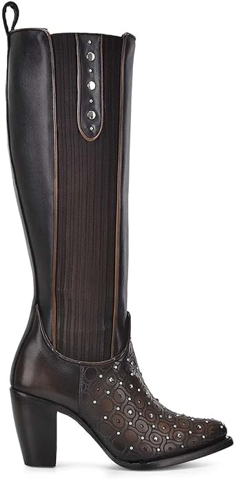 Step Into Elegance & Edge: Women's Studded Knee-High Western Boots