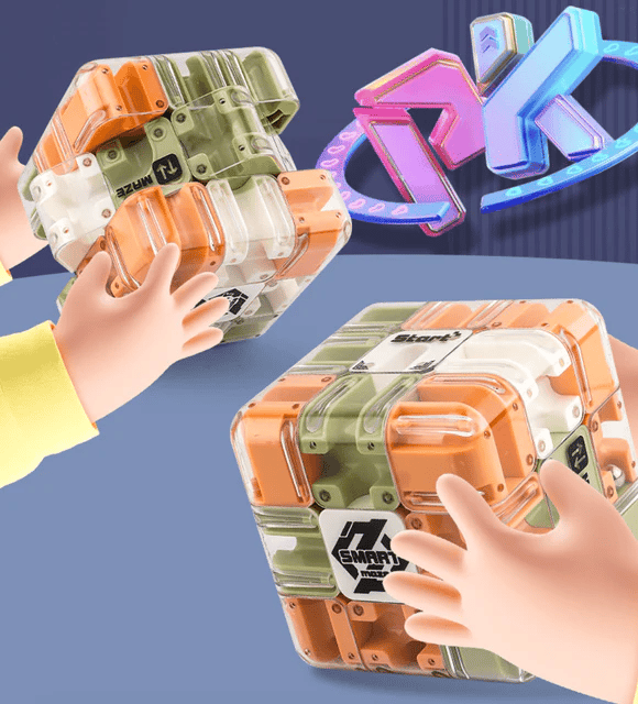 🔥Christmas Sale-Only ￡9.99!!🎅Large 3D Labyrinth Cube Puzzle🧩- Challenge Your Brain! 🎯🧠