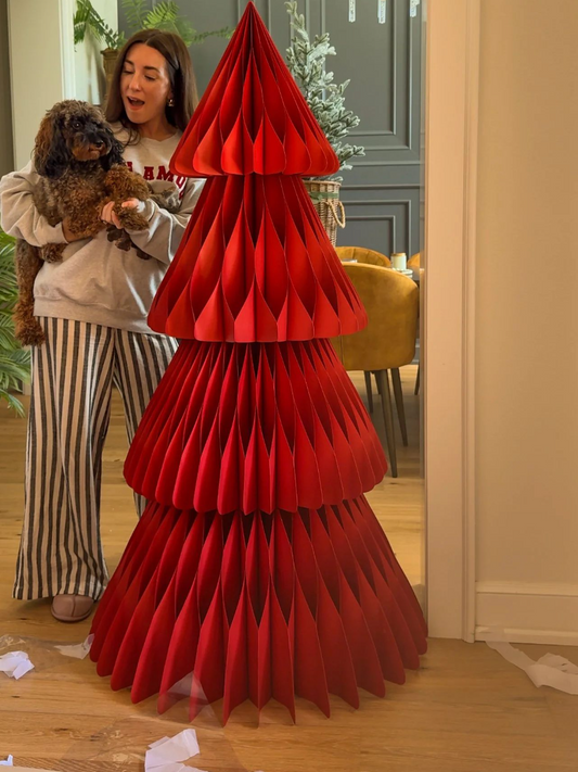 Foldable Honeycomb Christmas Tree