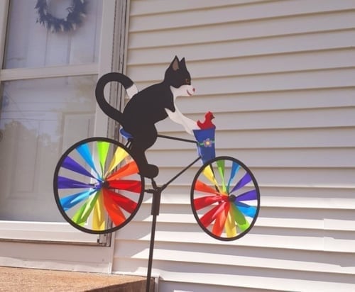 💥Buy 2 Get 1 Free💥 -😺🐶CAT BICYCLE WIND SPINNER🚲