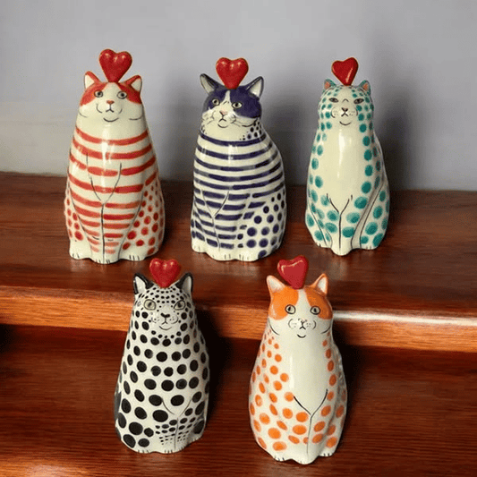 🎁Last Day Special Offer 50%OFF🐱Hand-Painted Cat Vase Collection