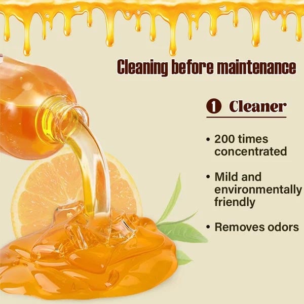 🔥Buy 2 get 1 Free -🍯Natural Beeswax & Orange Oil Wood Conditioner