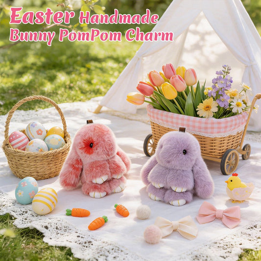 🎁EASTER HOT SALE – ONLY £6.99!!🐰🎉 Handmade Soft Bunny Charms