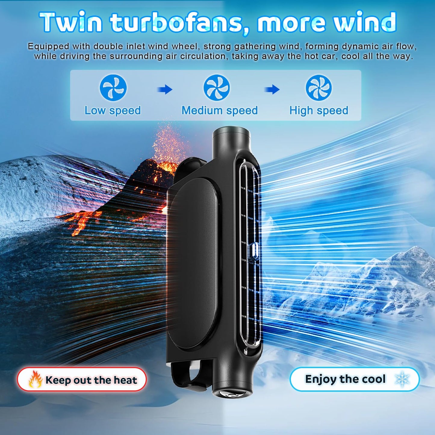 ⏳ Limited Time Deal 49% OFF🔥🔥 - Car Seat Cooling Fan❄️