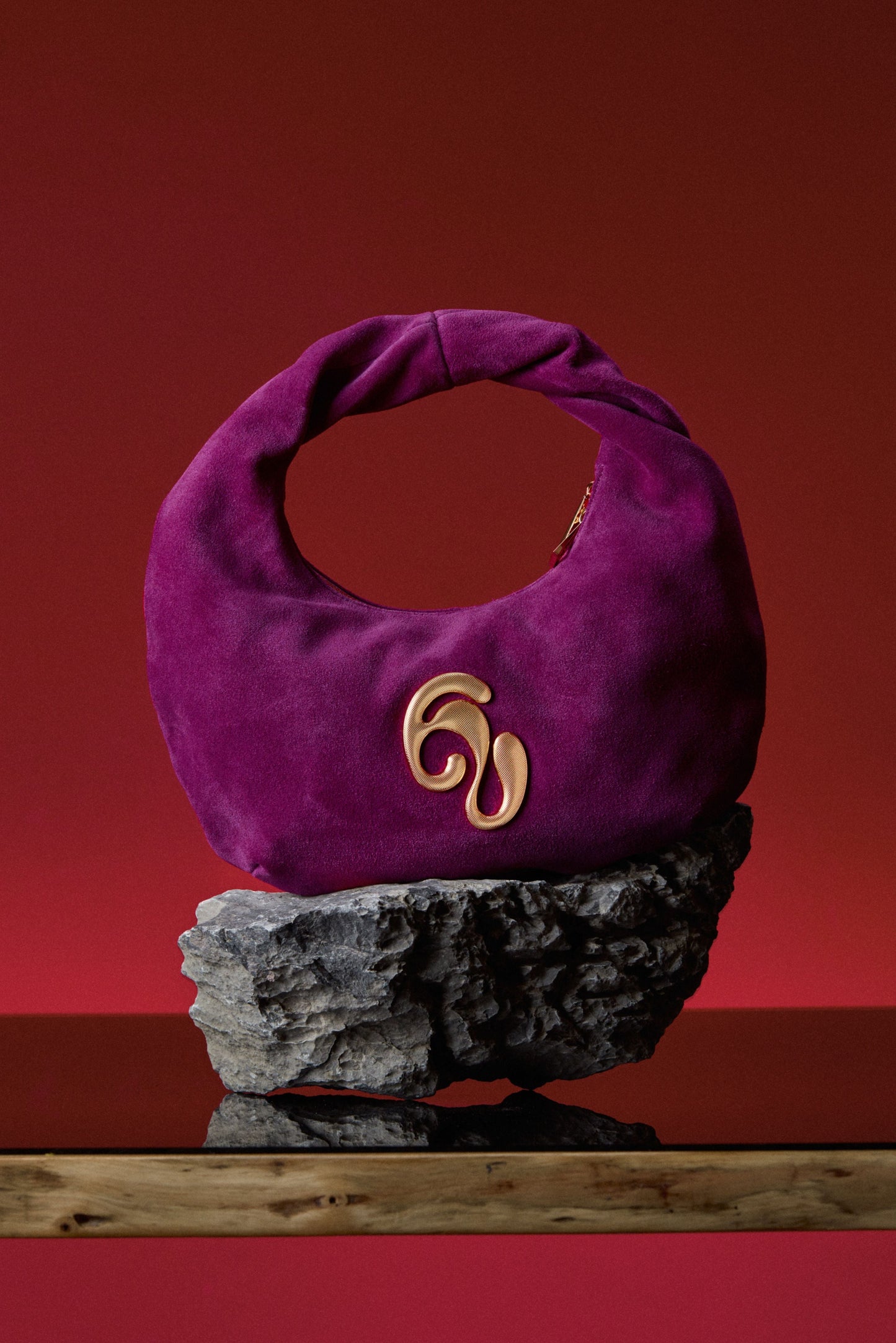 Suede Mini Tote