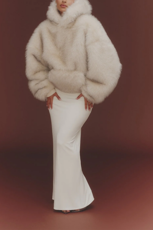 The Blair Hoodie In Cream